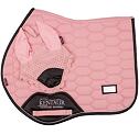 Podsedlová dečka + čabraka na uši KENTAUR JQ, růžová, vel. Pony