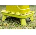 Obdélníkové krmítko pro drůbež 5,5l, plastové, Zelená