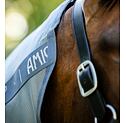Síťovaná deka s krkem proti hmyzu HORSEWARE Amigo, modrošedá
